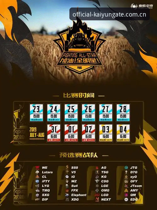 开云全站中文官方主页电竞赛程避坑详解